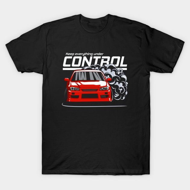 Keep everything under control (red) T-Shirt by Rezall Revolution